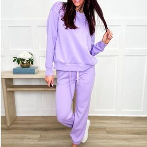 DEAR SCARLETT LEAVE IT TO ME HIGH-RISE LOUNGE SET